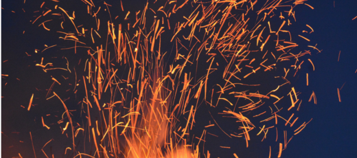 fire spark banner