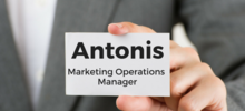 AntonisMarketing Operations Manager